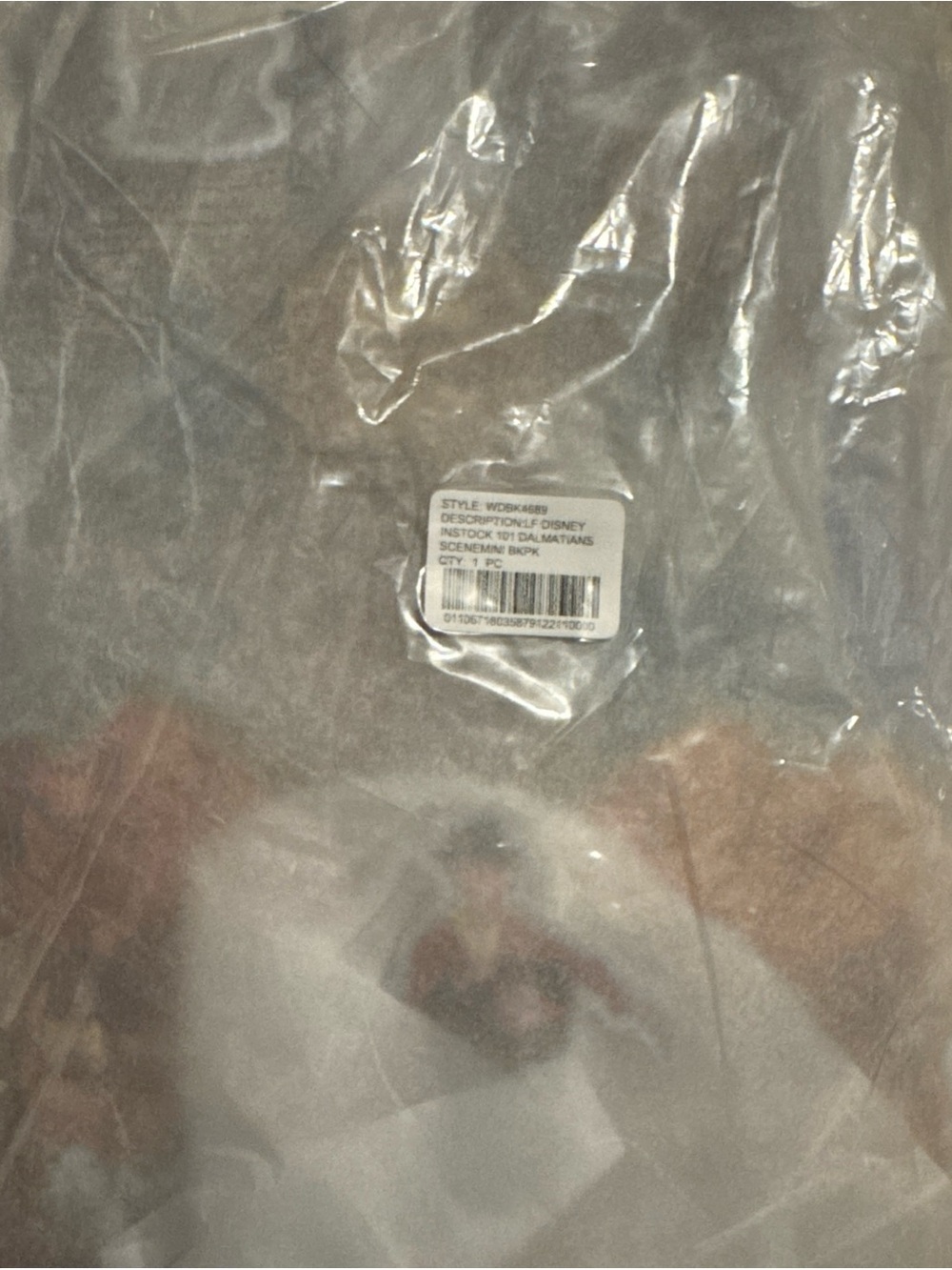 ๐ถ101 Dalmatians Roger & Anita Intro Scene Mini Backpack NEW NWT - Picture 3 of 7